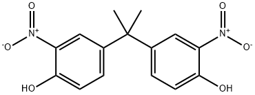 2,2-bis(4-hydroxy-3-nitrophenyl)propane 구조식 이미지