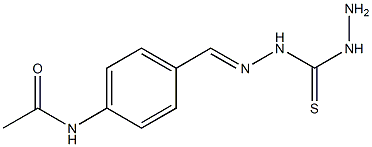 [[4-(Acetylamino)phenyl]methylene]carbonothioic dihydrazide Structure