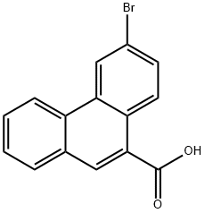 6-bromophenanthrene-9-carboxylic acid 구조식 이미지