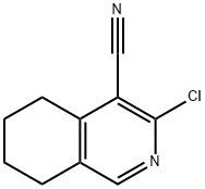 3-Chloro-5,6,7,8-tetrahydroisoquinoline-4-carbonitrile Structure