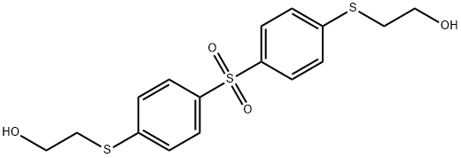 4,4'-di(-2-hydroxyethylthio)diphenyl sulfone Structure