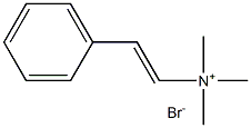 Trimethylstyrylammonium bromide Structure