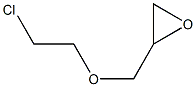 2-(2-chloroethoxymethyl)oxirane
 구조식 이미지