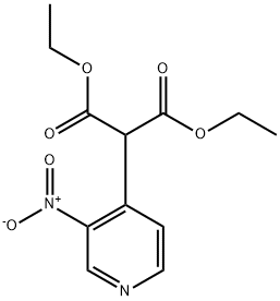 Diethyl 2-(3-Nitropyridin-4-Yl)Malonate 구조식 이미지