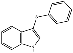 3-(phenylthio)-1H-Indole 구조식 이미지