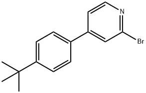 2-bromo-4-(4-tert-butylphenyl)pyridine Structure