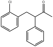 4-(2-Chlorophenyl)-3-phenylbutan-2-one Structure