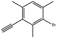 2-Bromo-4-ethynyl-1,3,5-trimethylbenzene 구조식 이미지