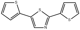 2,5-Di(thiophen-2-yl)thiazole 구조식 이미지