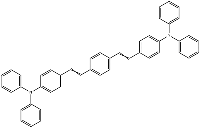 4,4'-((1E,1'E)-1,4-phenylenebis(ethene-2,1-diyl))bis(N,N-diphenylaniline) 구조식 이미지