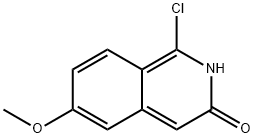 1-chloro-6-methoxy-3(2H)-isoquinolinone 구조식 이미지
