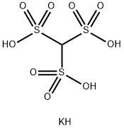 Methanetrisulfonic acid tripotassium salt Structure