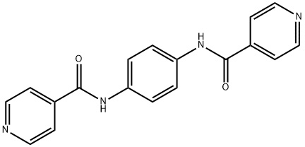 N,N'-(1,4-phenylene)diisonicotinamide 구조식 이미지