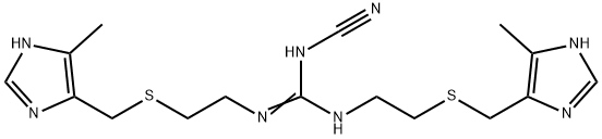 55272-86-1 2-cyano-1,3-bis(2-(((5-methyl-1H-imidazol-4-yl)methyl)thio)ethyl)guanidine