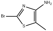 2-bromo-5-methyl-4-Thiazolamine Structure