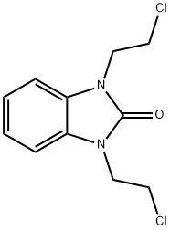 1,3-bis(2-chloroethyl)benzimidazolin-2-one 구조식 이미지