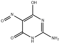 2-Amino-5-nitroso-4,6-pyrimidinediol Structure