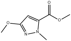 methyl 3-methoxy-1-methyl-1H-pyrazole-5-carboxylate 구조식 이미지