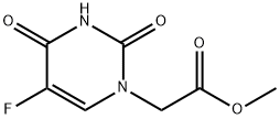 5-Fluorouracil-1-yl acetic acid methyl ester 구조식 이미지