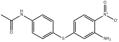 N-(4-(3-amino-4-nitrophenylthio)phenyl)acetamide Structure