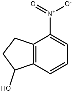 4-nitro-2,3-dihydro-1H-inden-1-ol Structure