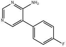 5-(4-Fluorophenyl)pyrimidin-4-amine Structure