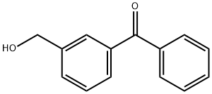 (3-(hydroxymethyl)phenyl)(phenyl)methanone Structure