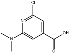 2-Chloro-6-(dimethylamino)isonicotinic acid Structure