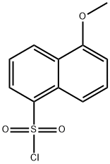 5-methoxy-1-Naphthalenesulfonyl chloride 구조식 이미지