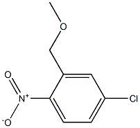4-Chloro-2-(methoxymethyl)-1-nitrobenzene 구조식 이미지
