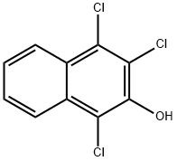 1,3,4-trichloronaphthalen-2-ol 구조식 이미지