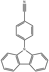 4-(9H-carbazol-9-yl)benzonitrile 구조식 이미지