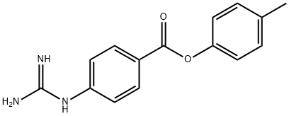 p-tolyl 4-guanidinobenzoate Structure