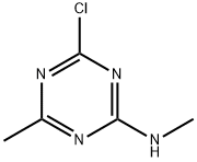 4-chloro-N,6-dimethyl-1,3,5-triazin-2-amine 구조식 이미지