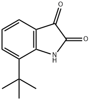 7-tert-Butyl-1H-indole-2,3-dione Structure