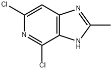 4,6-dichloro-2-methyl-3H-imidazo[4,5-c]pyridine Structure