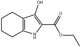 ethyl 3-hydroxy-4,5,6,7-tetrahydro-1H-indole-2-carboxylate 구조식 이미지