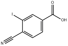 4-cyano-3-iodoBenzoic acid 구조식 이미지
