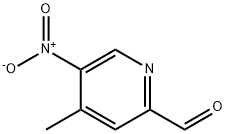 2-Pyridinecarboxaldehyde, 4-methyl-5-nitro- 구조식 이미지