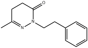 6-Methyl-2-phenethyl-4,5-dihydropyridazin-3(2H)-one Structure