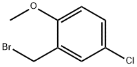 2-(bromomethyl)-4-chloro-1-methoxybenzene Structure