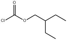 Chlorocarbonic acid-(1-ethyl-butyl ester) Structure