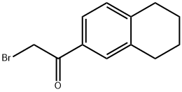 2-bromo-1-(5,6,7,8-tetrahydronaphthalen-2-yl)ethanone Structure