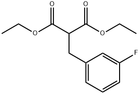 diethyl 2-(3-fluorobenzyl)malonate Structure