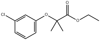 ethyl 2-(3-chlorophenoxy)-2-methylpropanoate Structure