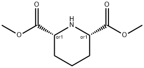 cis-Piperidine-2,6-dicarboxylic acid dimethyl ester Structure