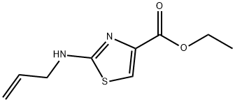 2-(2-propen-1-ylamino)-4-thiazolecarboxylic acid ethyl ester Structure