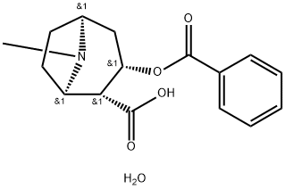 Benzoylecgonine tetrahydrate
		
	 구조식 이미지