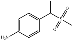 4-[1-(methylsulfonyl)ethyl]benzenamine 구조식 이미지
