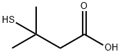 3-mercapto-3-methylbutanoic acid Structure